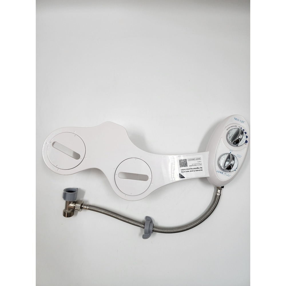 LUXE Bidet Neo 120 White Self Cleaning Nozzle Toilet Attachment Non-Electric